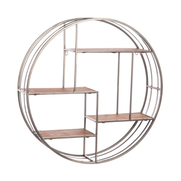 Gracie Oaks Noam Round Wall Shelf & Reviews Wayfair